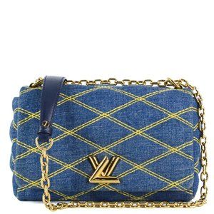 LOUIS VUITTON Denim Malletage GO-14